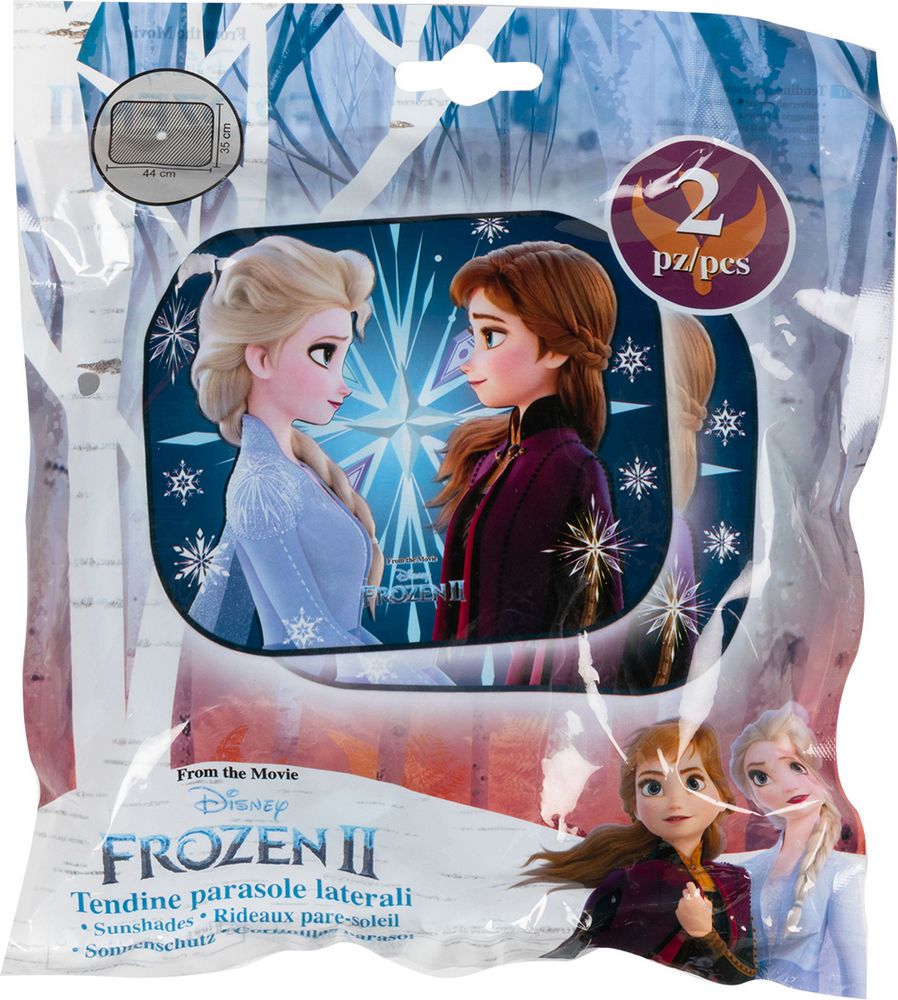 Paar Frozen II Auto-Sonnenschutz Seitenvorhänge Prinzessinnen Elsa