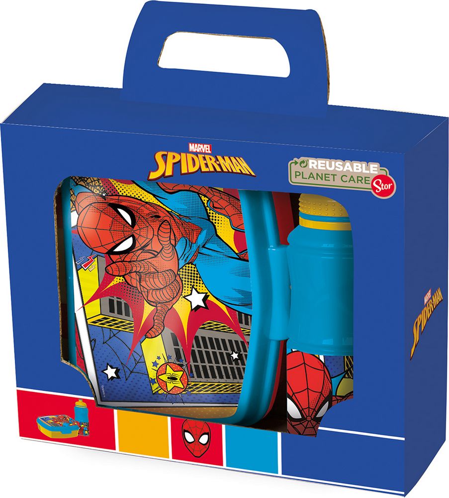 Sandwich Box Per Bambini In Plastica Spiderman